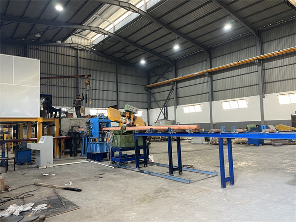 阿爾及利亞120毫米紫銅棒水平連鑄生產(chǎn)線